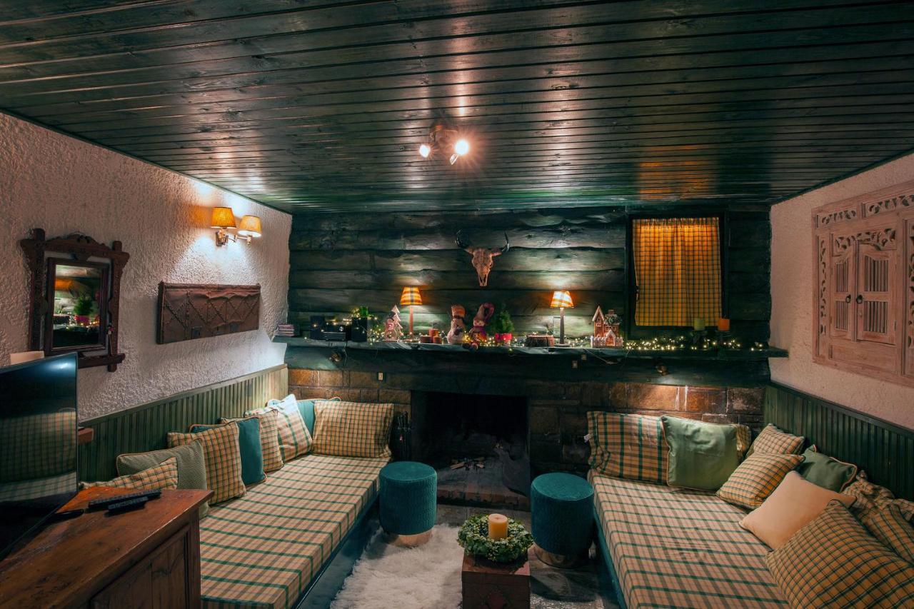 Dandy Villas Agoriani - Chalet Ivoni - Fireplace Eptalofos Luaran gambar