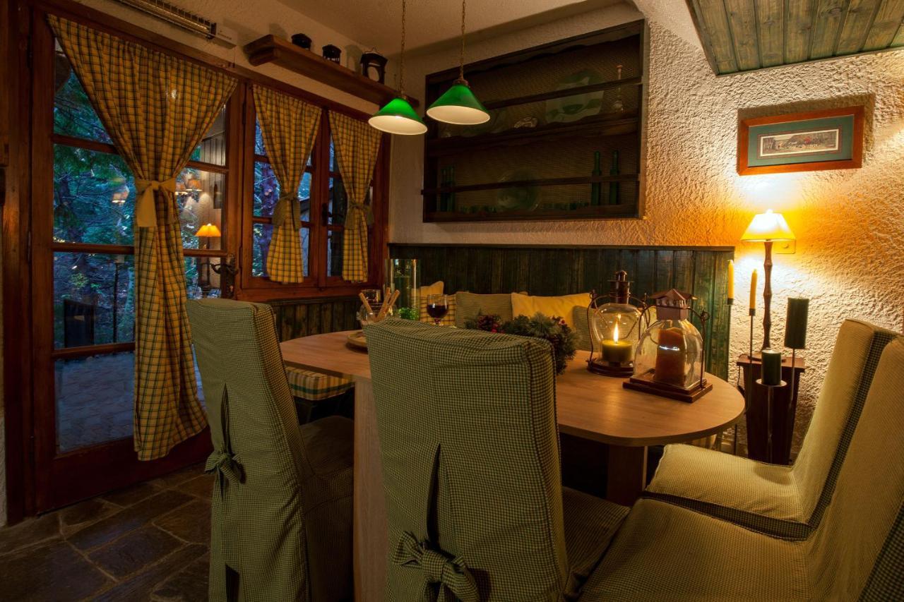 Dandy Villas Agoriani - Chalet Ivoni - Fireplace Eptalofos Luaran gambar